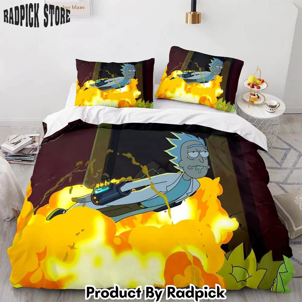 Rickand morty season5 bedding set quilt duvet covers bedding sets  rp0424767